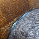 Large 70s brown lampshade