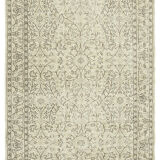 Hand-knotted turkish beige carpet 157 cm x 260 cm