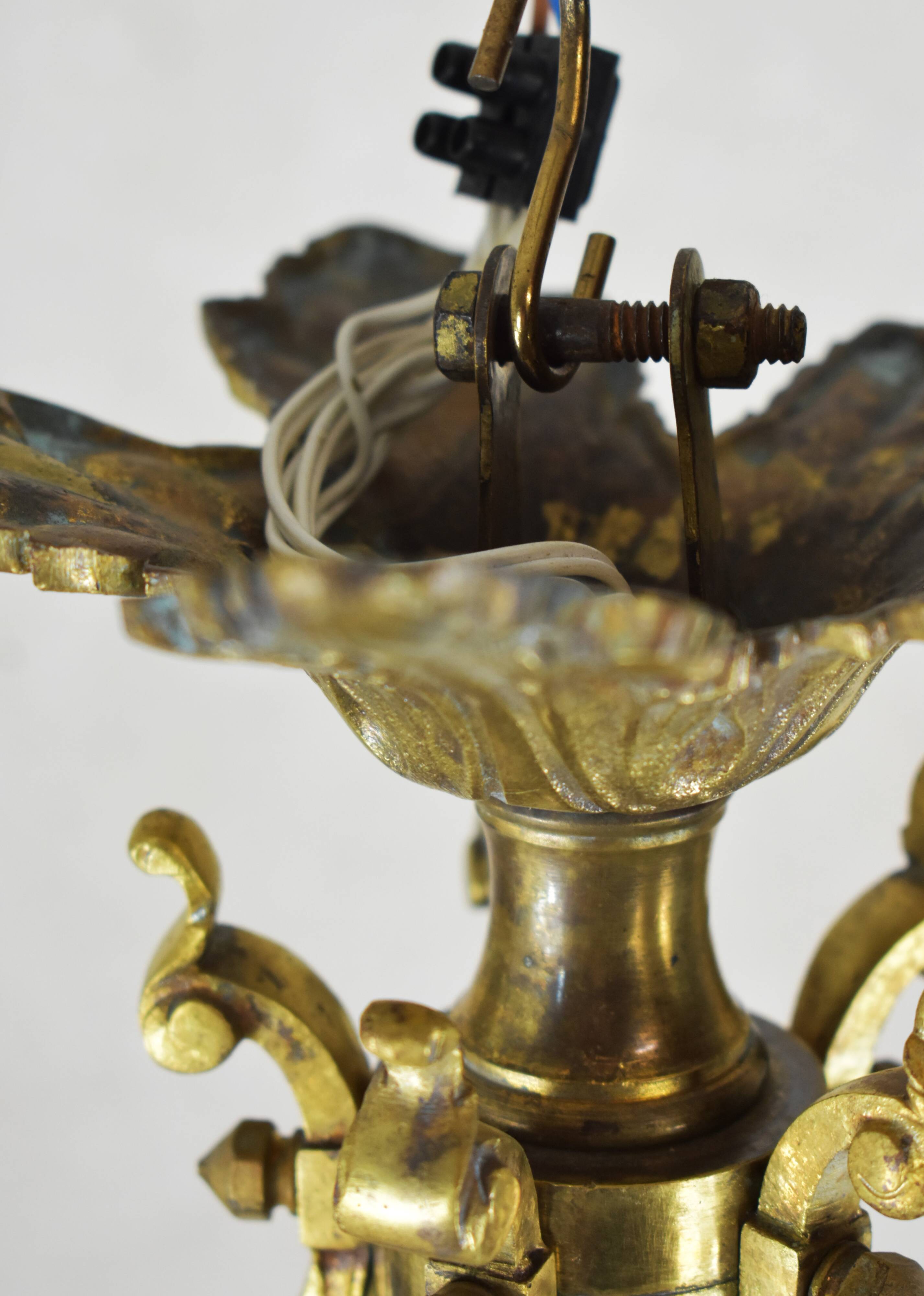 Napoleon-style tassel chandelier