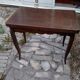 Folding wood dining table