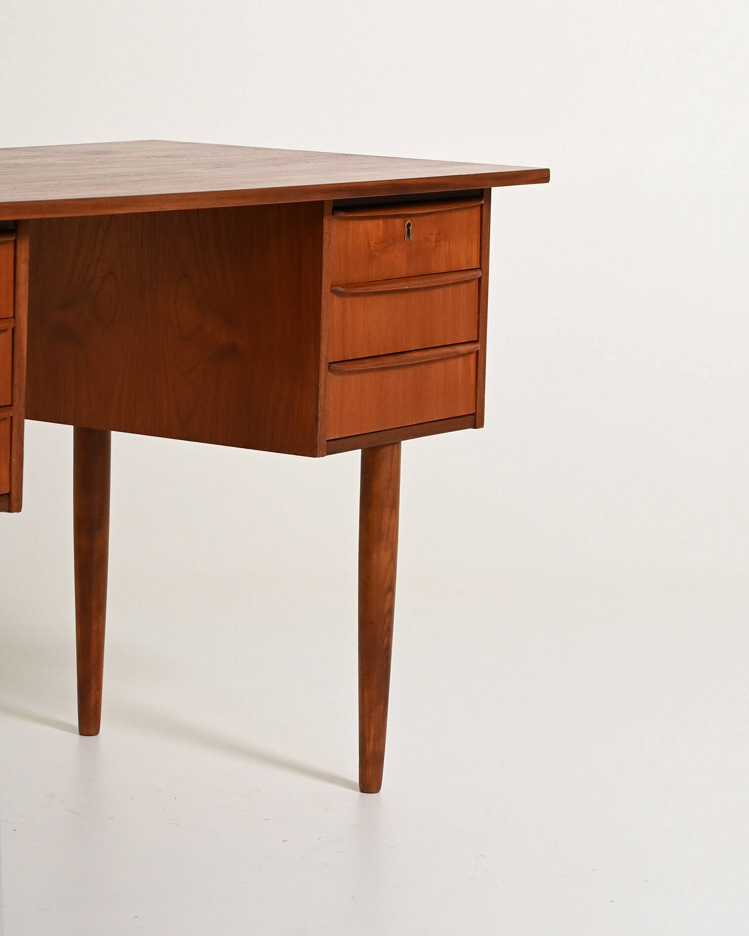 Scandinavian teak desk, 1960s