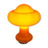 Vintage orange mushroom lamp