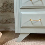Compass feet chest of drawers