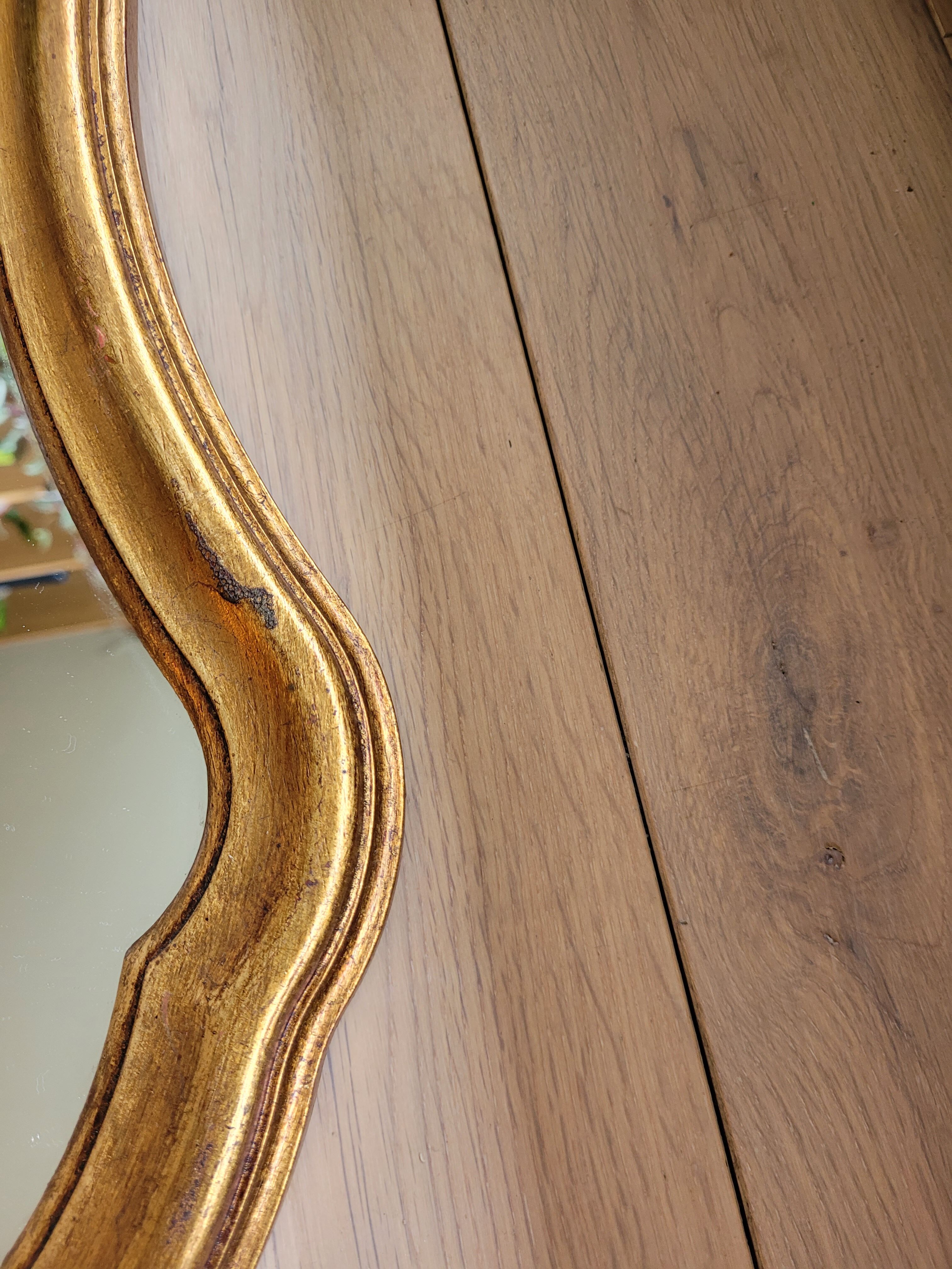 Gilded wooden mirror 61x41cm