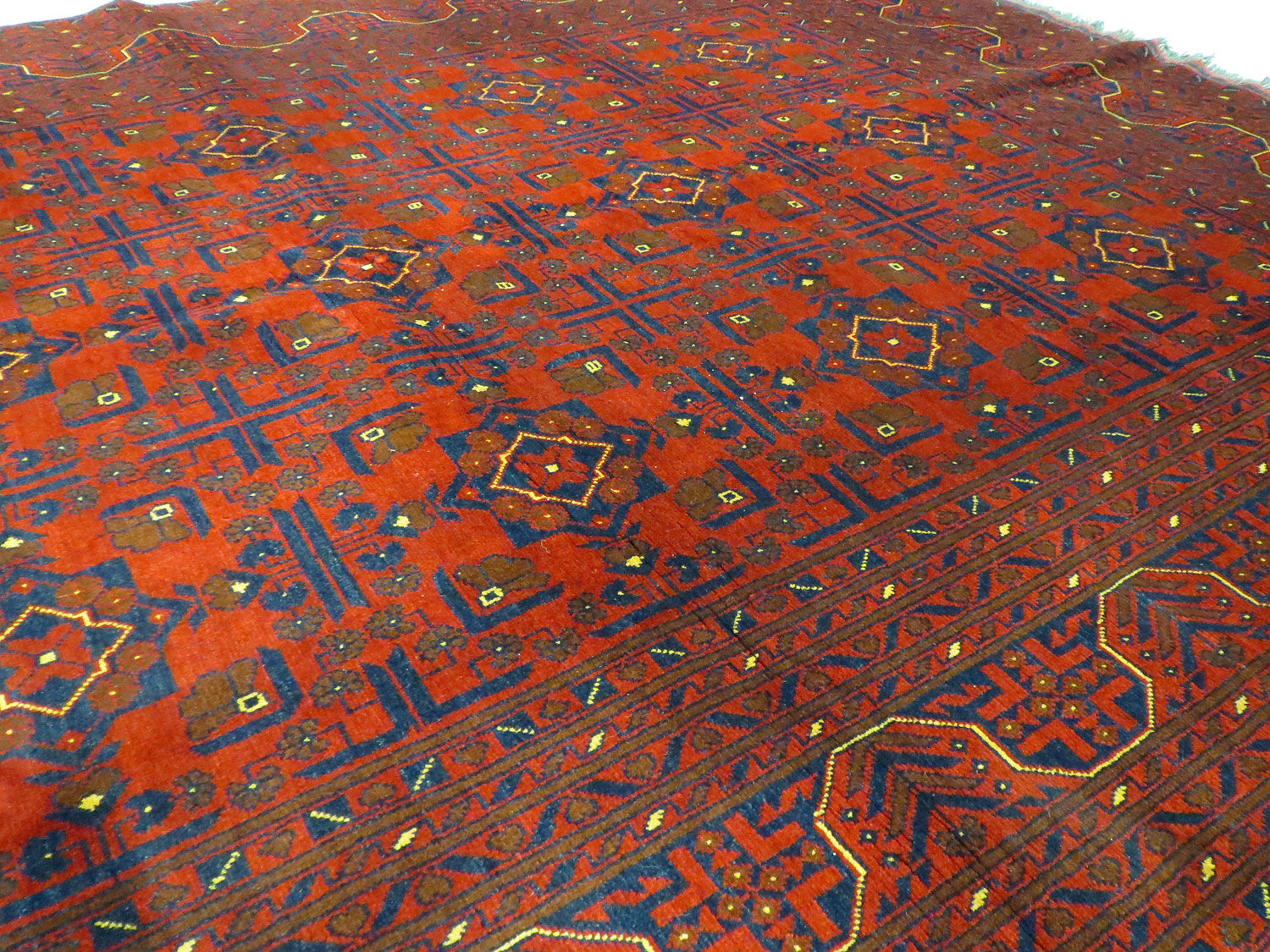 Oriental living room carpet entirely handmade "Khal Mohammady"