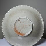 Large Westraven Utrecht vintage glazed terracotta fruit bowl from the 50s