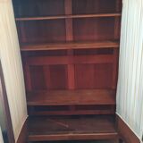 Library louis 15, old, door with fence