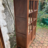 Vintage glass-fronted cabinet