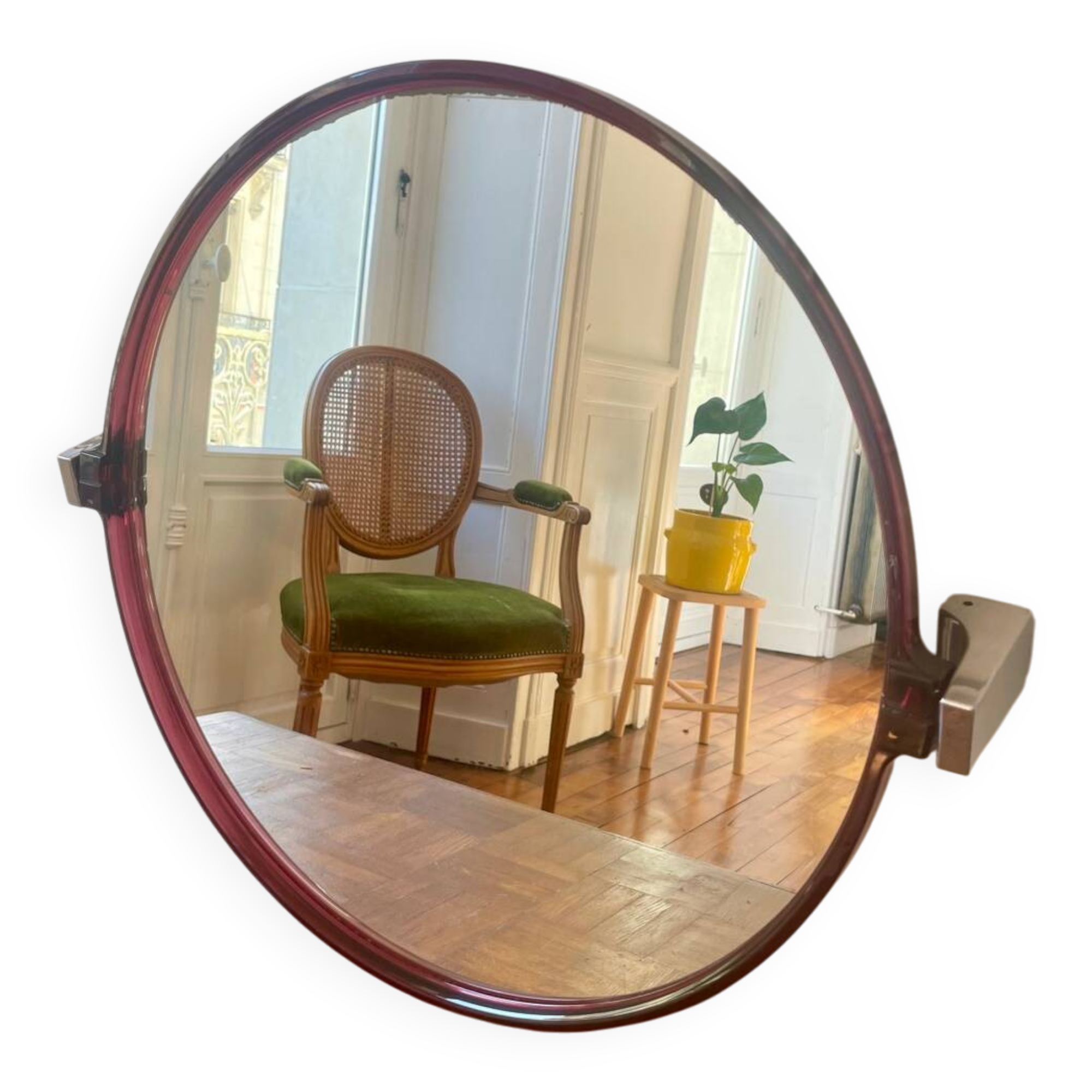 Miroir pivotant, années 70