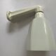 Art deco wall lamp, porcelain and opaline