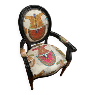 Armchair covered in PIERRE FREY fabrics