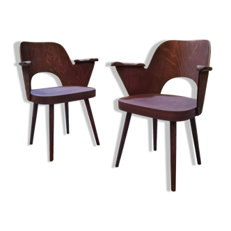 Pair of armchairs with armrests Lubomir Hofmann