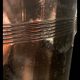 Silver metal champagne bucket