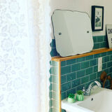 Art Deco beveled mirror