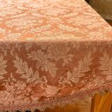 Nappe en soie damasse 19th