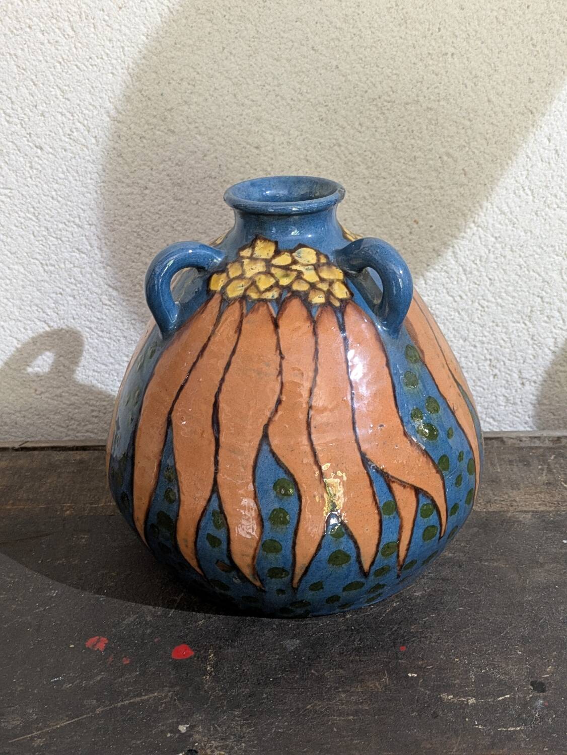 Émile Simonod ceramic vase – Art Deco – Rare piece