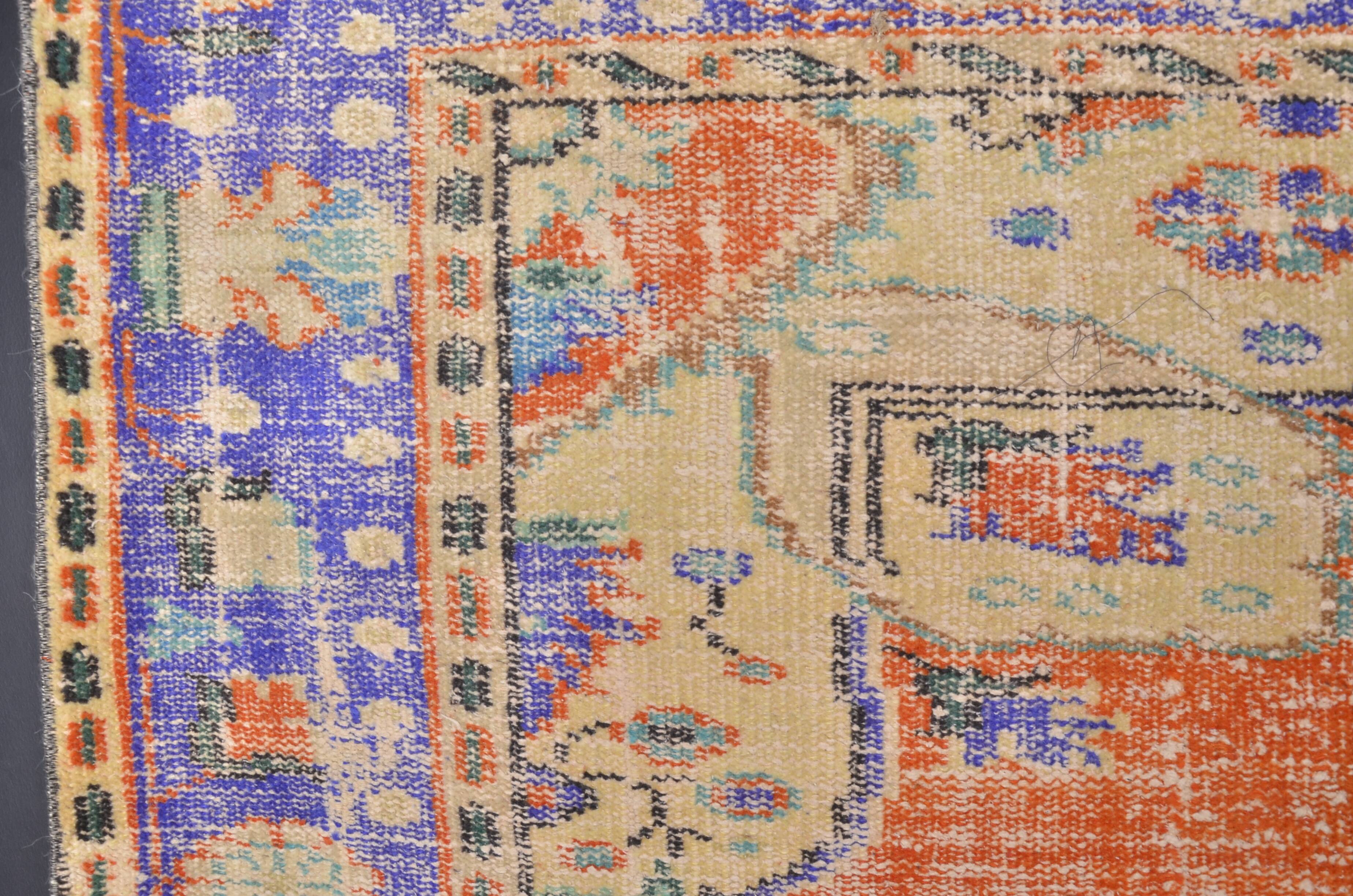 Handmade Bohemian Oushak Rug sku 2301