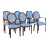 4 chairs and 2 armchairs