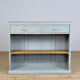 Antique french pine shop counter, 1930