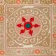 Tapis turc vintage noué à la main 133x136 cm