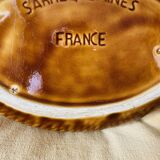 Sarreguemines earthenware fish tureen