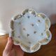 White and Gold Limoges Porcelain Bowl