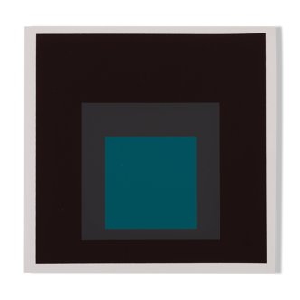Josef ALBERS: Homage to the Square, Set Off - Colour Screen Print