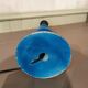 Paire de lampes vintage bleu canard