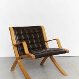 Pair Peter Hvidt & Orla Mølgaard-Nielsen AX Chairs for Fritz Hansen