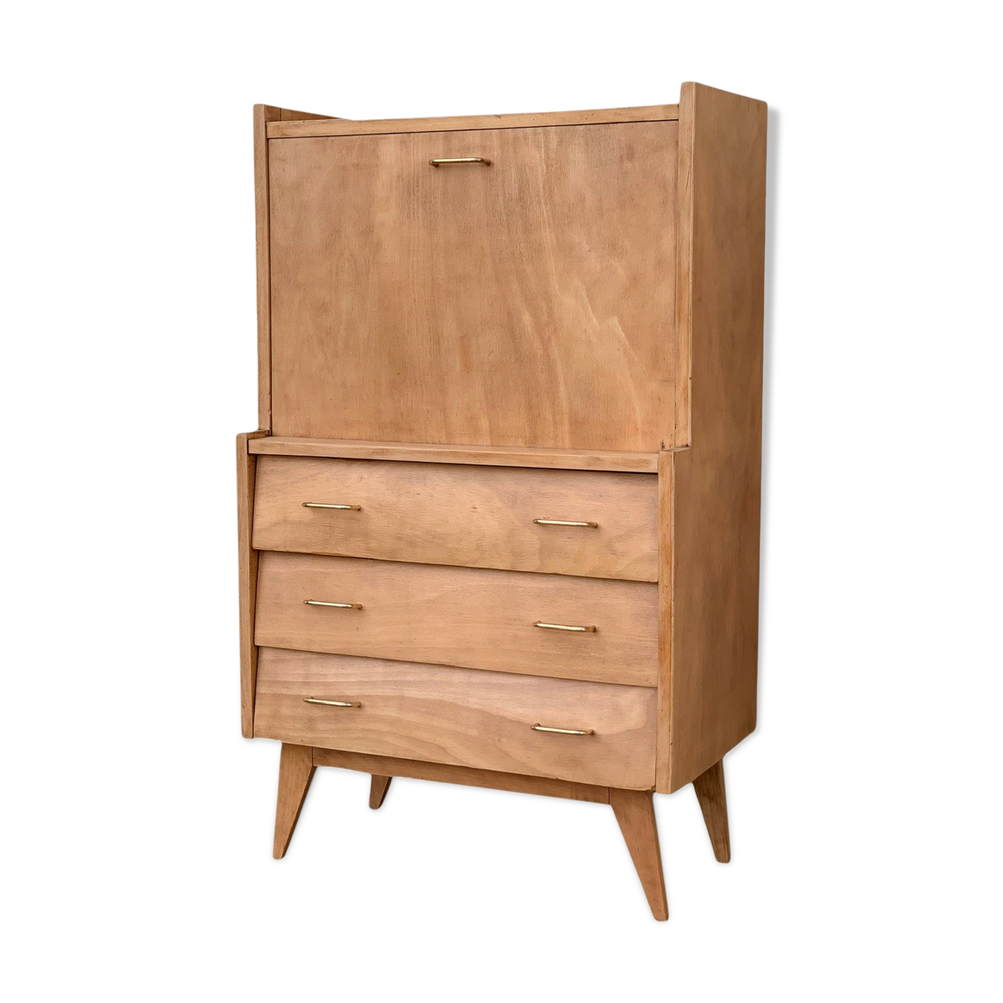 Secretary dresser vintage compass feet 1950