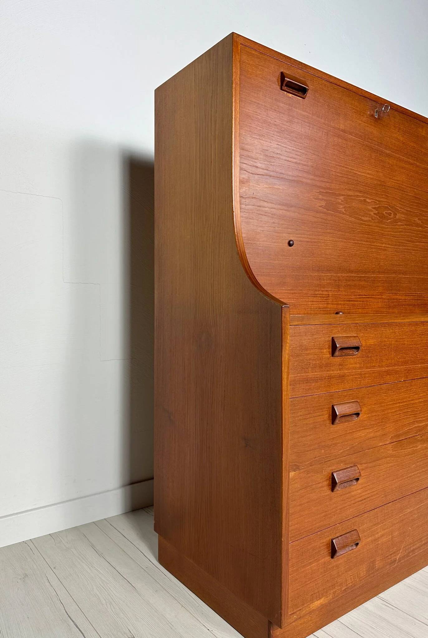 1960s Vintage Danish Teak Secretary by Børge Mogensen - Søborg Møbelfabrik