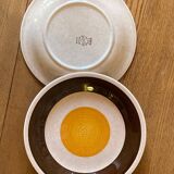Pair of vintage Swedish Gefle plates, 1970s