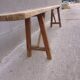 Old solid wood farm bench 200 cm