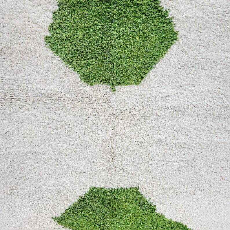 Handmade traditional pure wool Berber rug 2/3 m