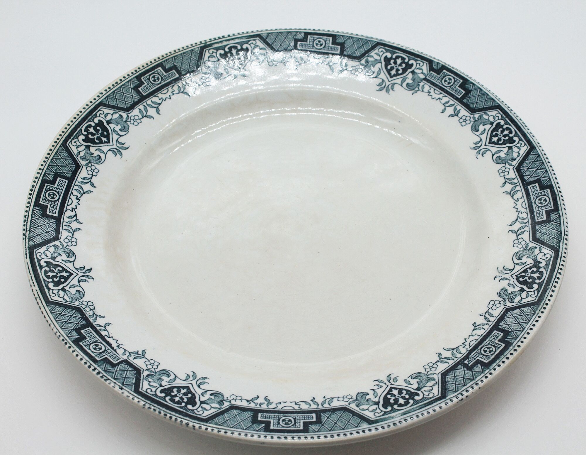 Lot of 4 old plates hamage the mill of wolves