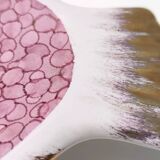 Large Ceramic Pink Fish Vide-Poche / Decorative Plate by Rometti, Italy