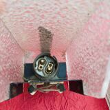 Vintage wall lamps in plexiglass and brass