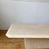 Table basse en travertin vintage