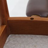 Vintage Danish teak dining chairs by Niels Koefoed set of 8