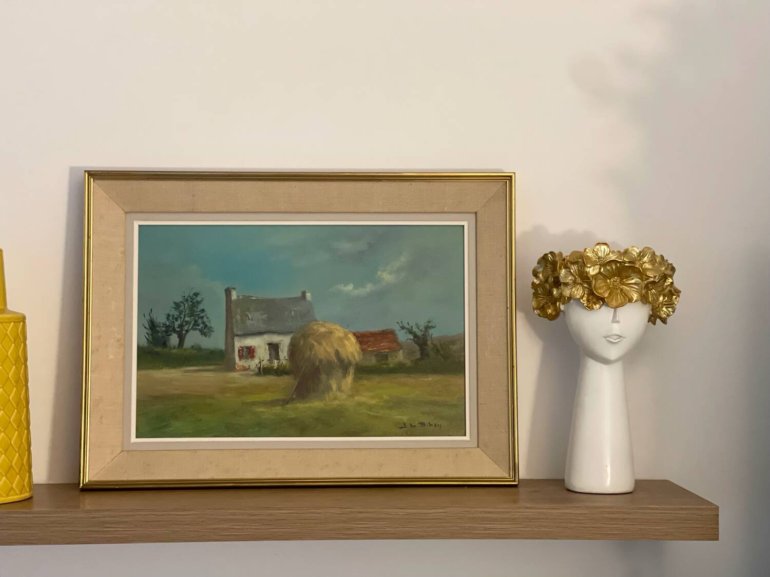 Breton painting on wood