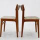 1960s Set of 4 Danish Teak Dining Chairs, Restored