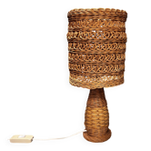 Wicker lamp from the 60s