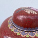 Chinese cloisonne ginger jar