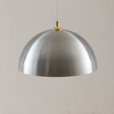 Suspension en aluminium danois avec dessus en laiton, années 70