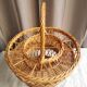 Panier bar vintage en rotin