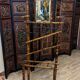 Porte manteau mural en bambou