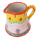 Small ceramic milk jug pitcher Signed Festin coquin