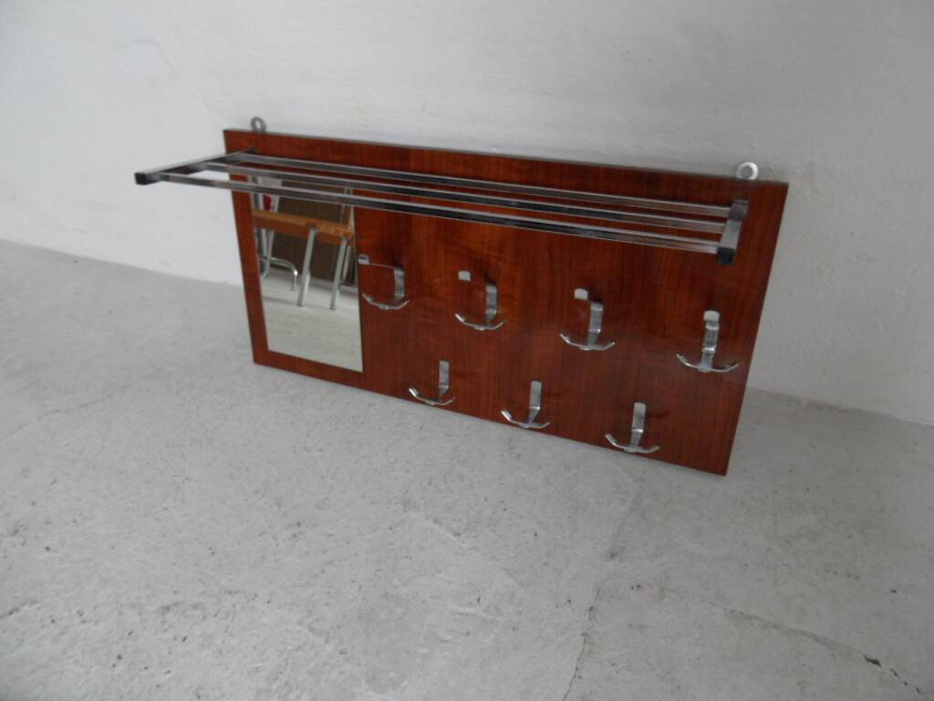 Porte-manteau suspendu vintage du milieu du siècle