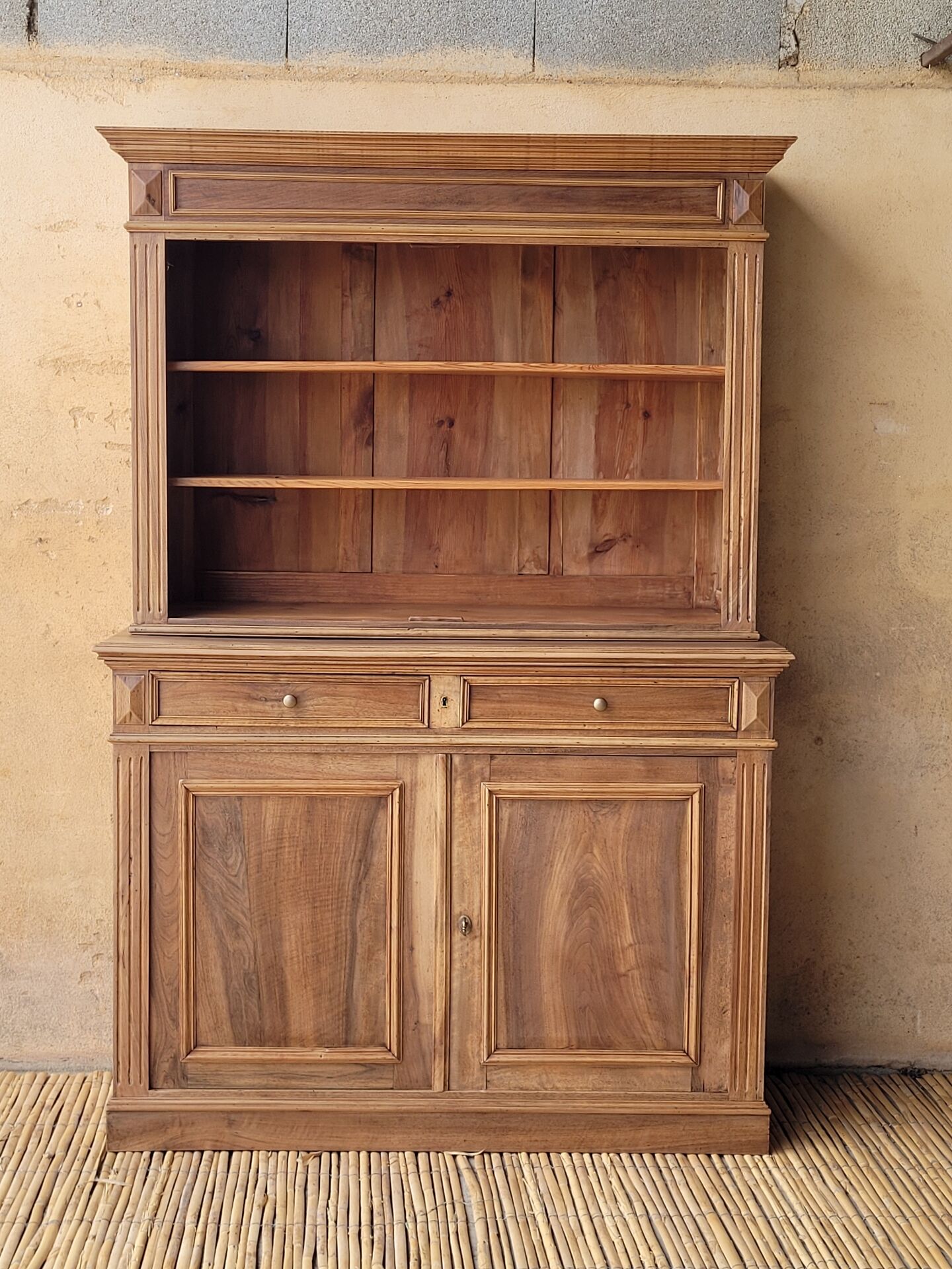 Solid walnut dresser - renovated