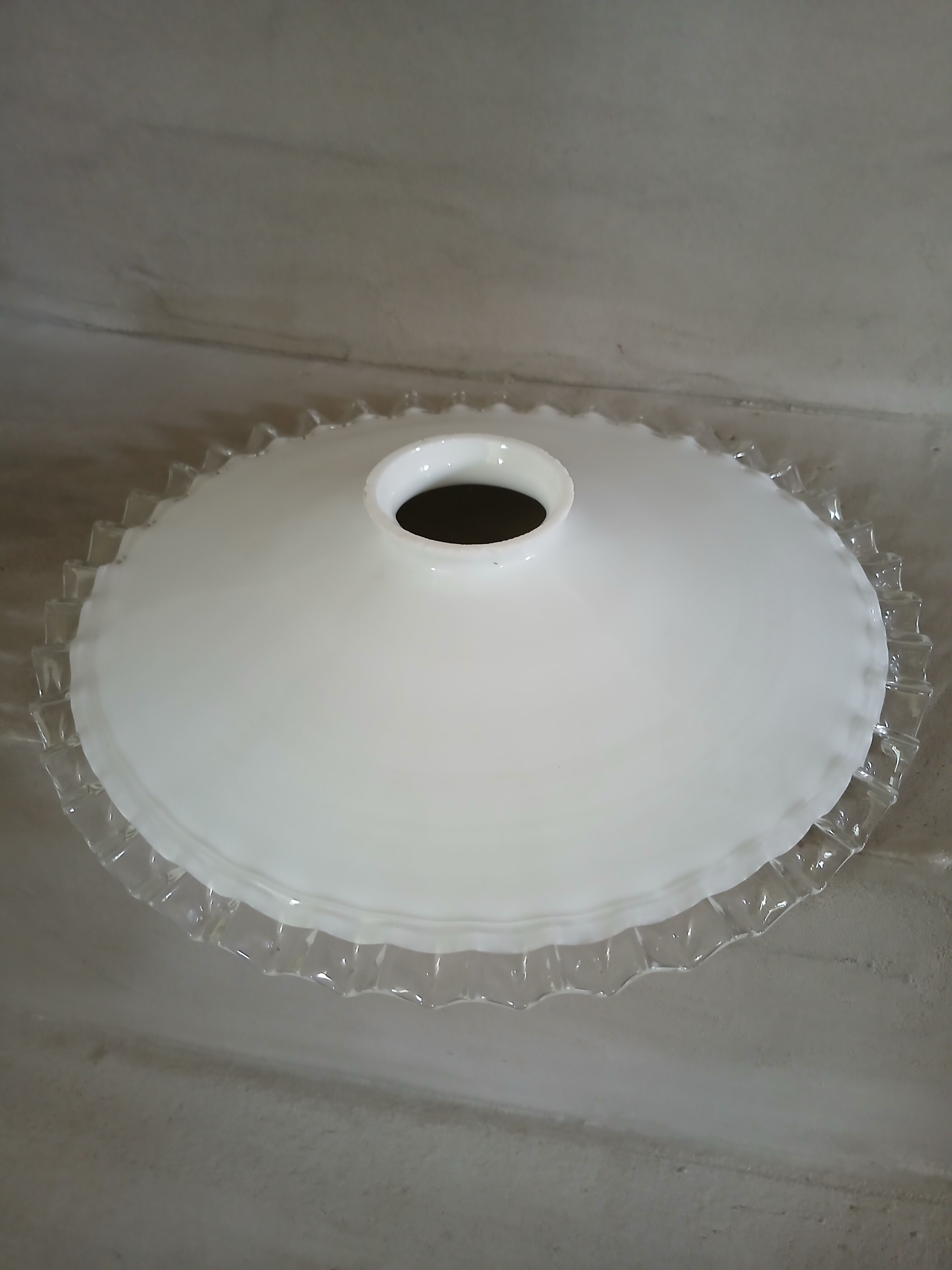 Old opaline lampshade/suspension